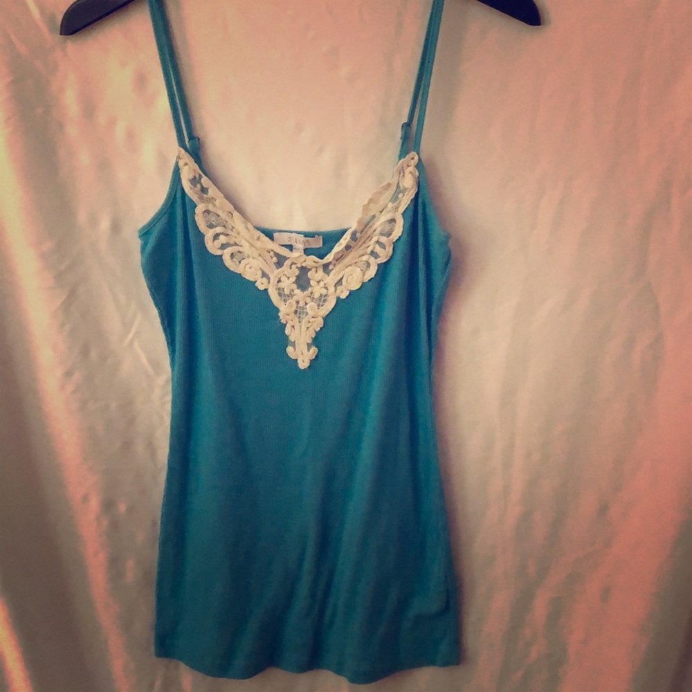 Blue tank